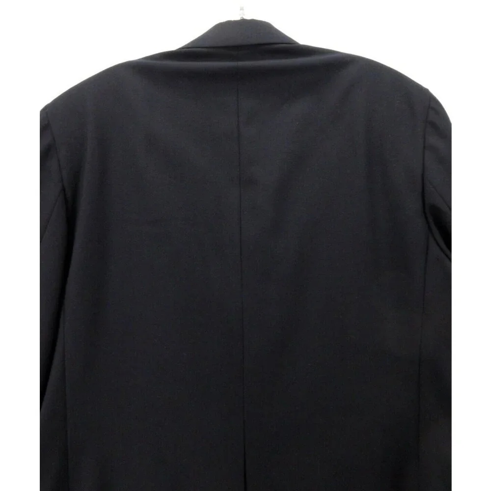 VINTAGE Paul Stuart Sport Coat 42 Long Blazer Wool Jacket Navy Lined